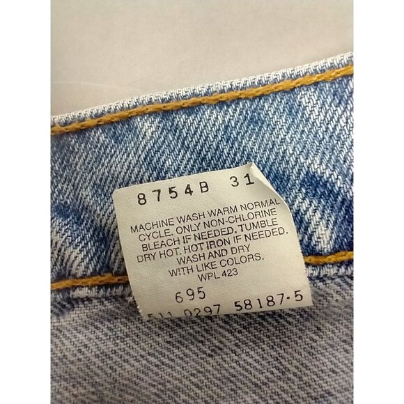 VTG Levi's 560 Jeans Men 34x36 Blue Light Wash Loose Fit Tapered Leg Red Tab Y2K - Picture 10 of 11